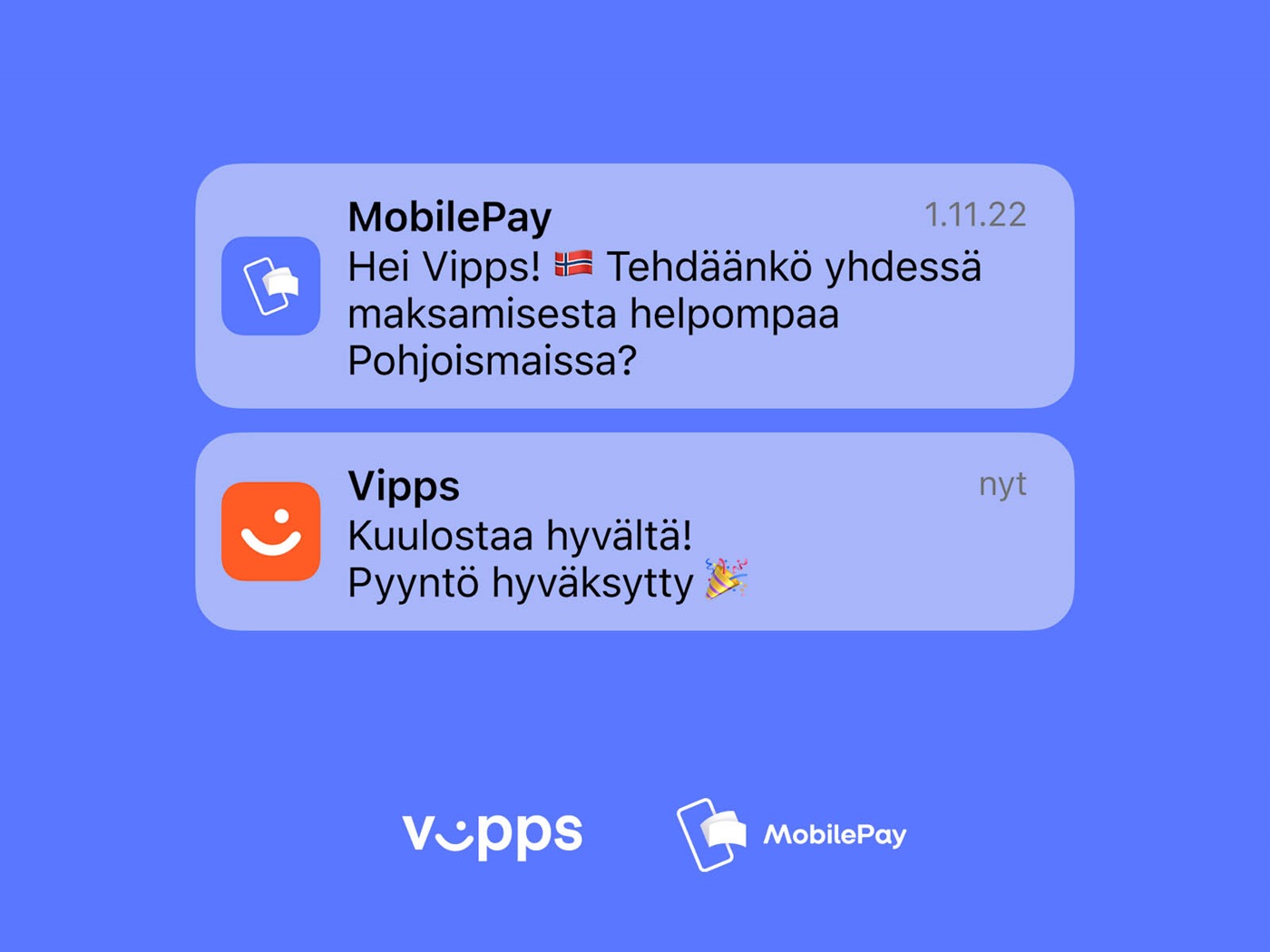 MobilePay ja Vipps yhdistyvät