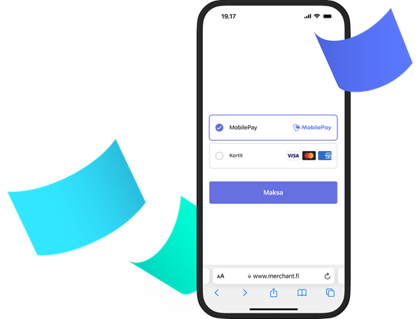Maksa MobilePaylla sovelluksessa
