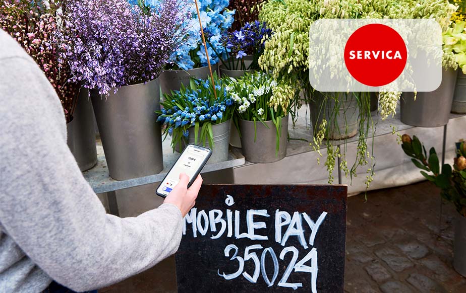 MobilePaylla maksaminen Servican lounasravintolassa