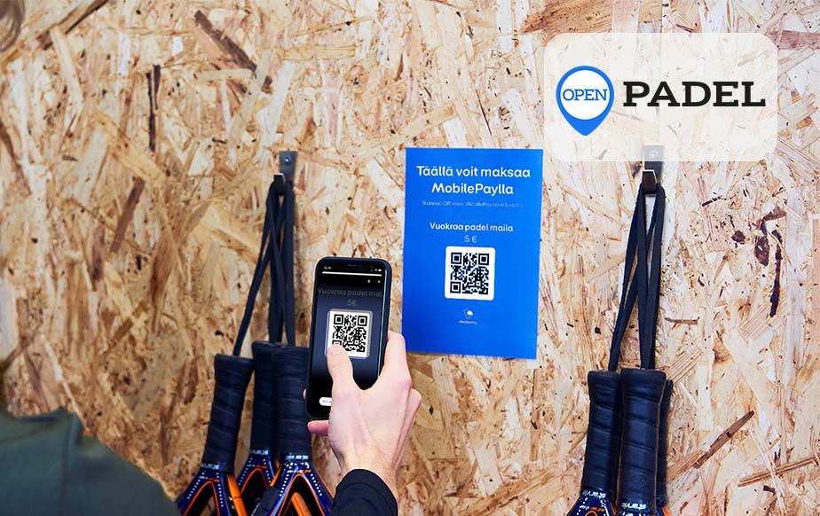 Maksa MobilePaylla Nordic Padelissa