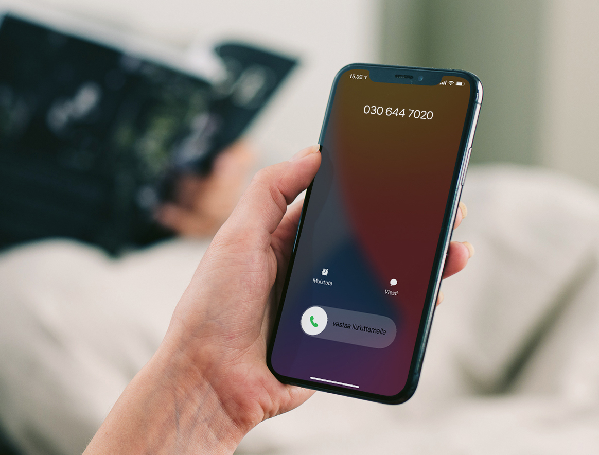 Puhelinsoitto MobilePay yritysasiakastuesta