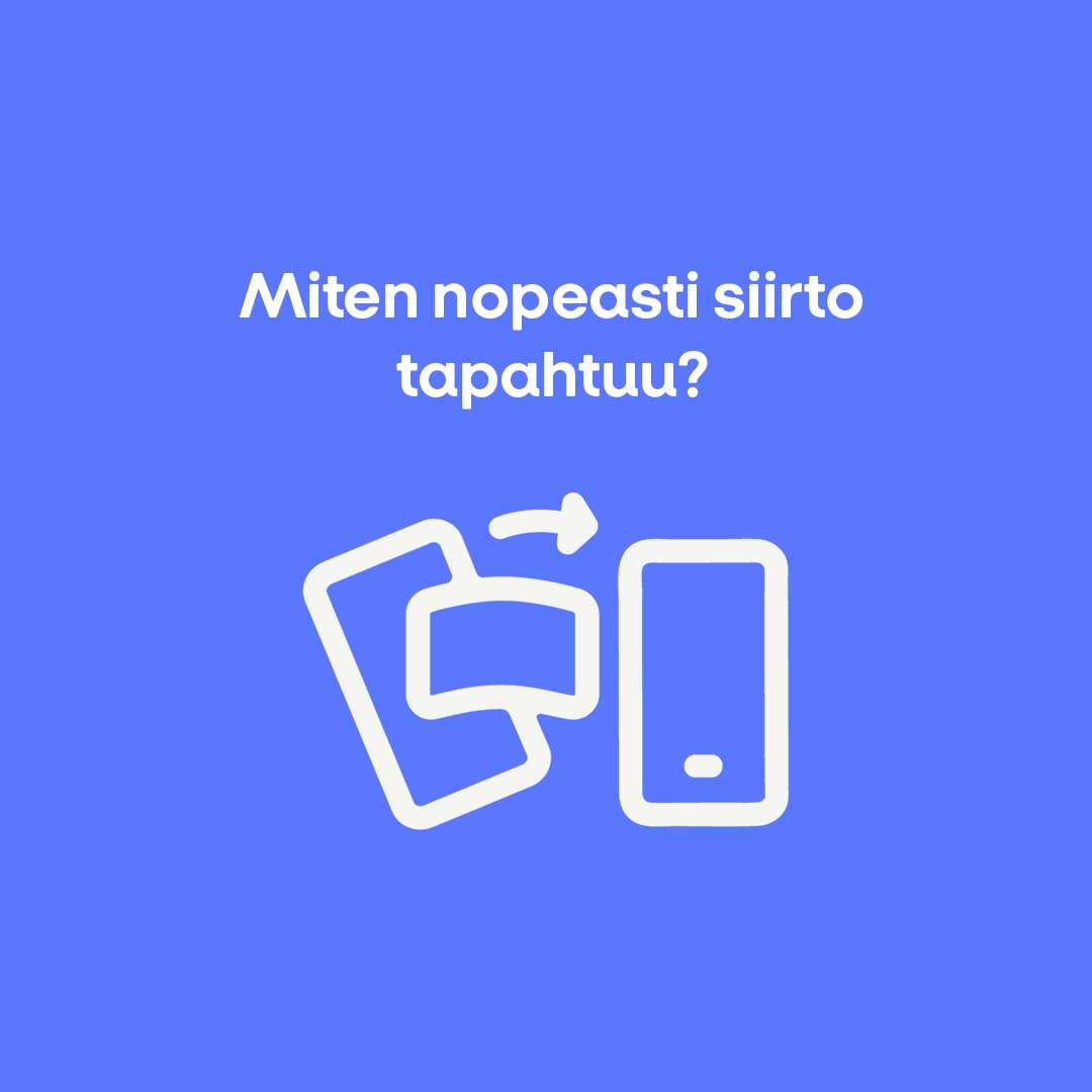 Miten nopeasti siirto tapahtuu