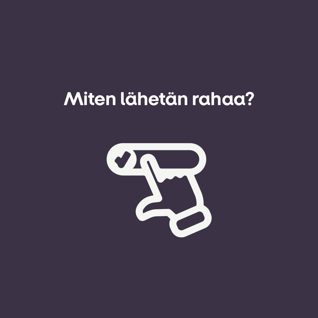 Miten lähetän rahaa