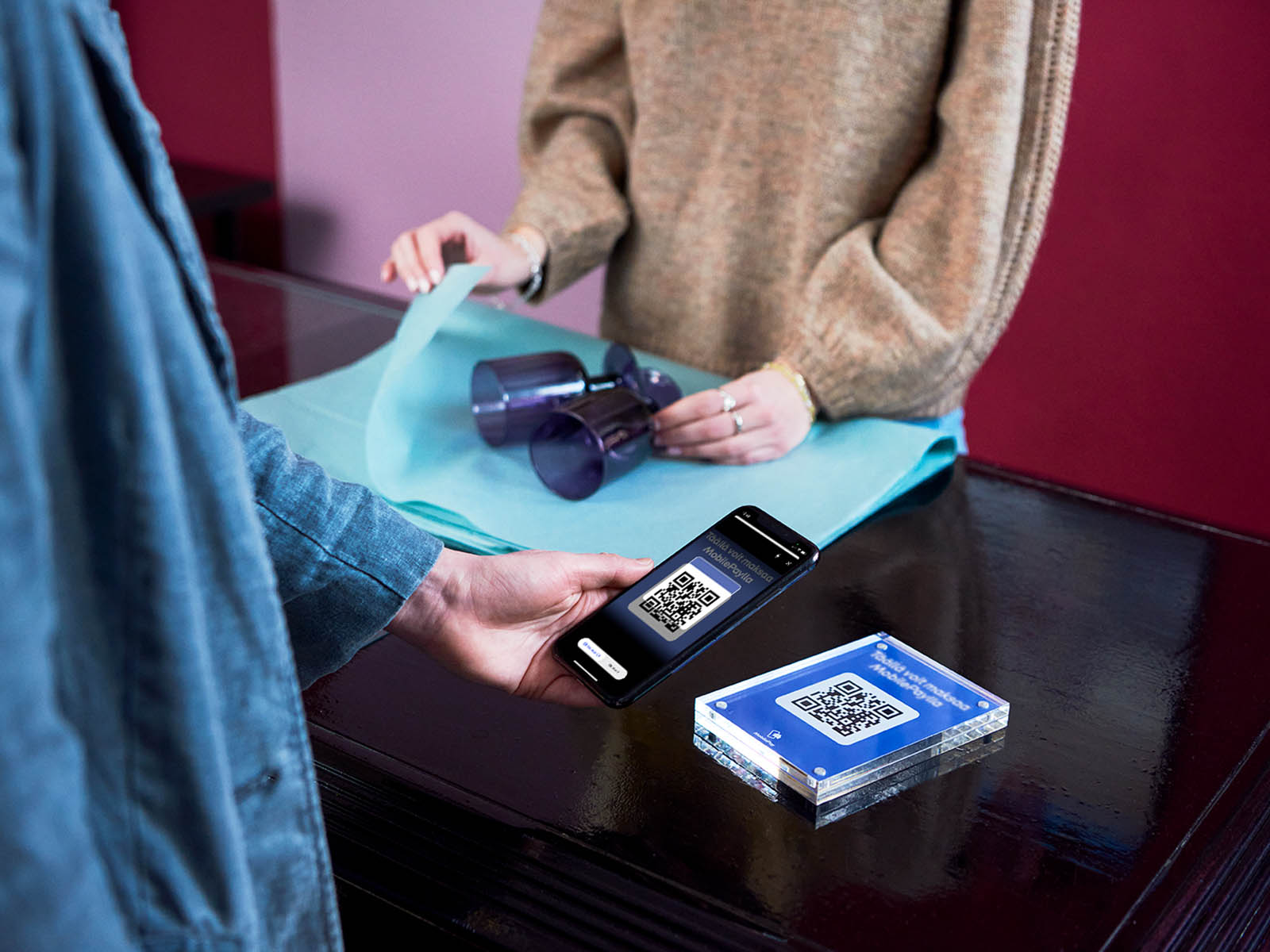 MobilePay MyShopilla maksaminen kaupassa