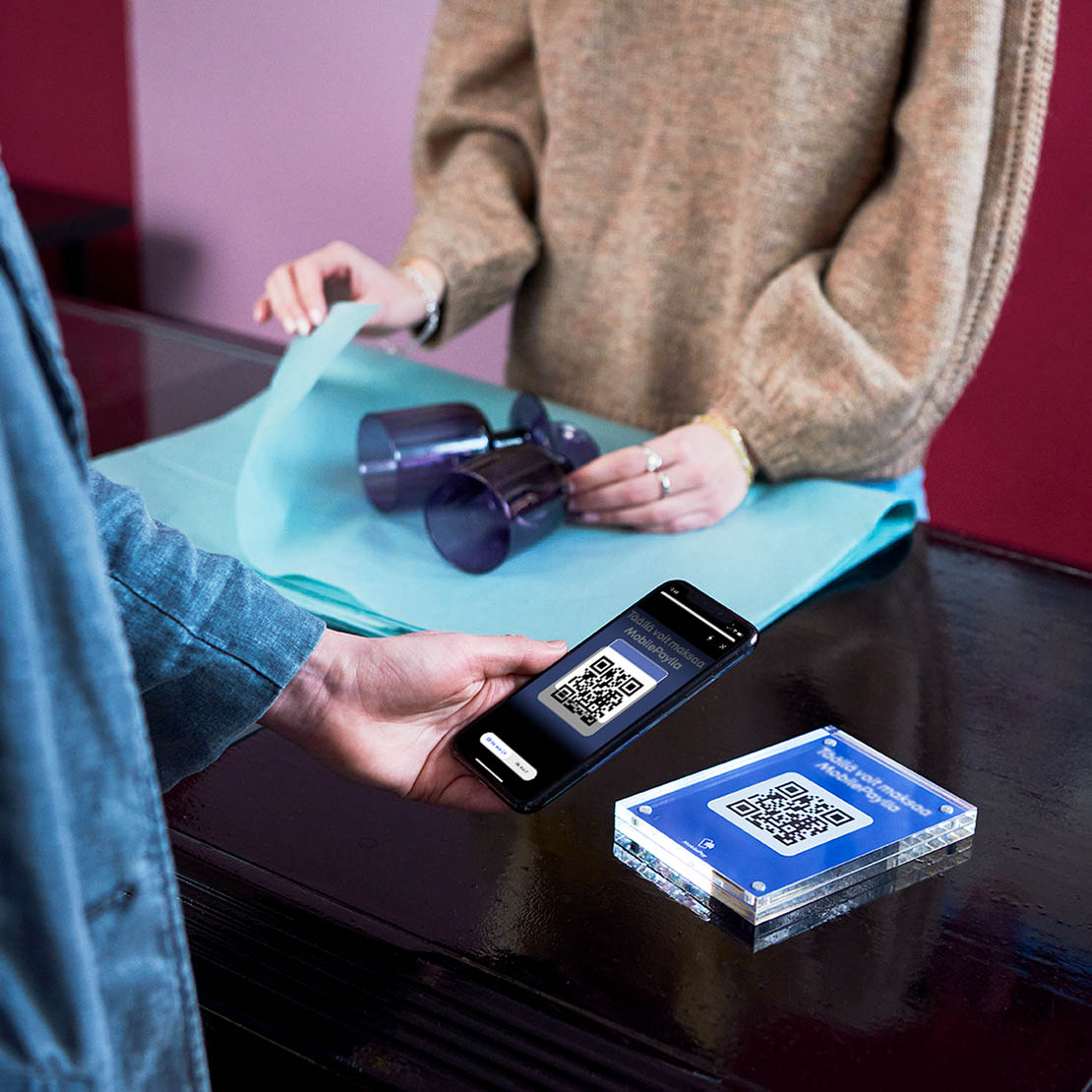 MobilePay MyShopilla maksaminen kaupassa