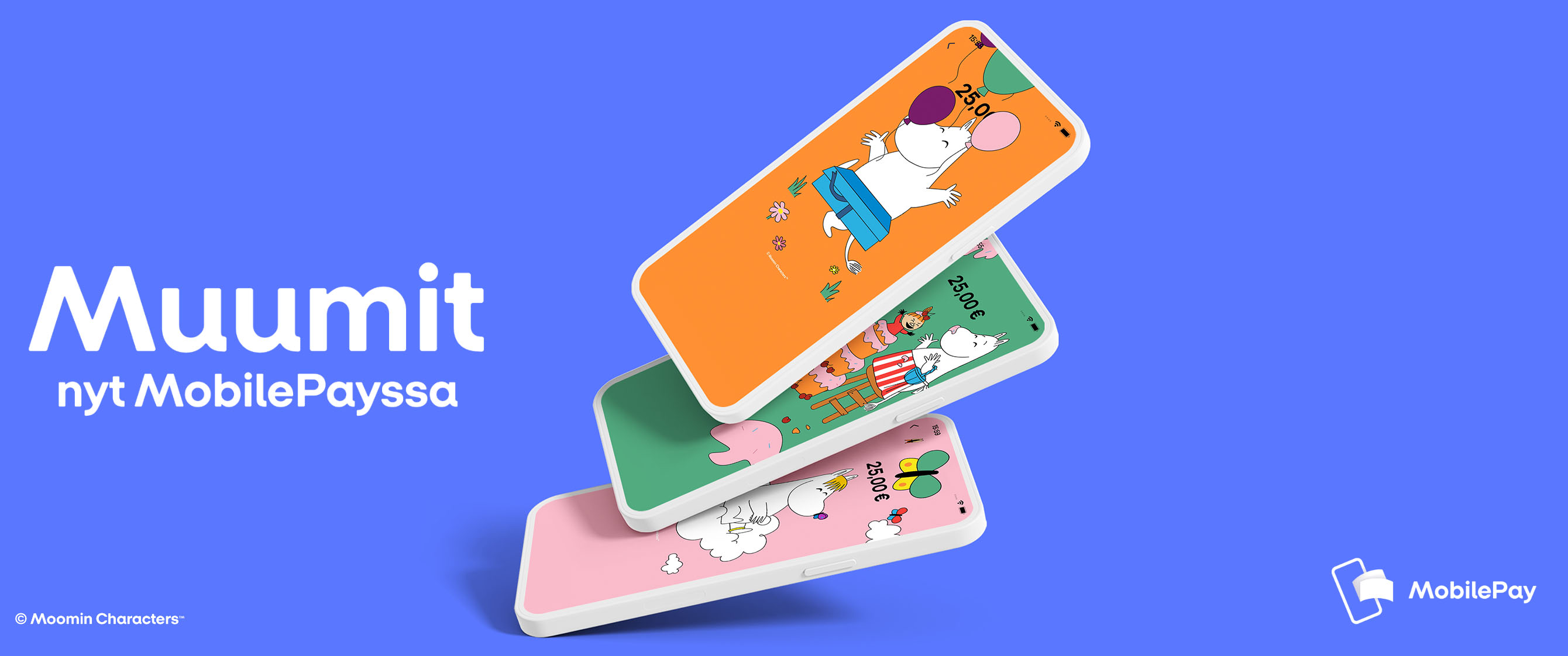 Muumit löytyvät nyt MobilePay-sovelluksesta